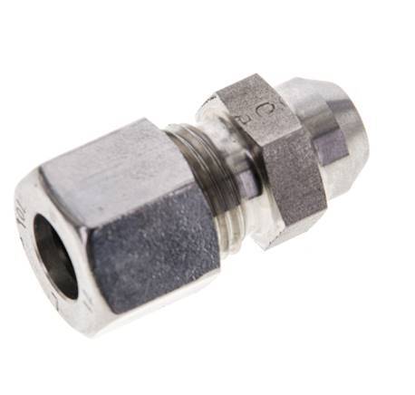 10L & 14mm Stainless Steel Straight Cutting Fitting with Welding End 315 bar ISO 8434-1