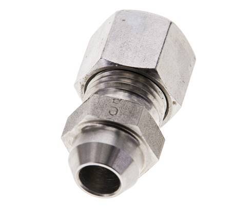 10L & 14mm Stainless Steel Straight Cutting Fitting with Welding End 315 bar ISO 8434-1