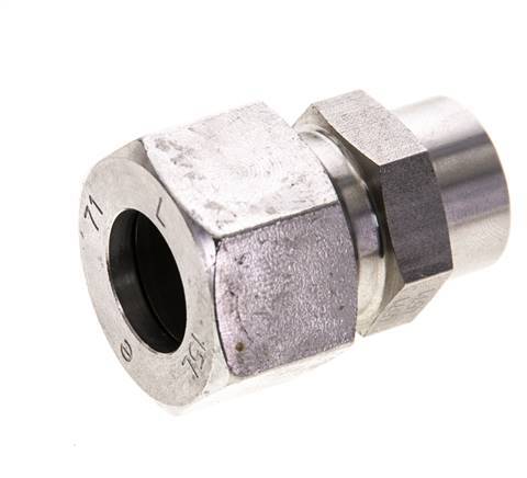 15L & 19mm Stainless Steel Straight Cutting Fitting with Welding End 315 bar ISO 8434-1