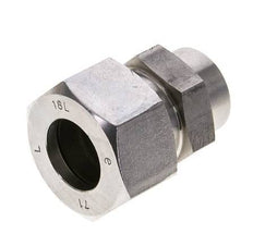 18L & 22mm Stainless Steel Straight Cutting Fitting with Welding End 315 bar ISO 8434-1