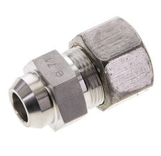 16S & 21mm Stainless Steel Straight Compression Fitting with Welding End 400 bar ISO 8434-1