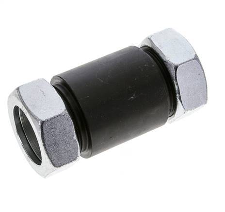 42L Phosphatised Steel Straight Welding Cutting Fitting Bulkhead 160 bar ISO 8434-1