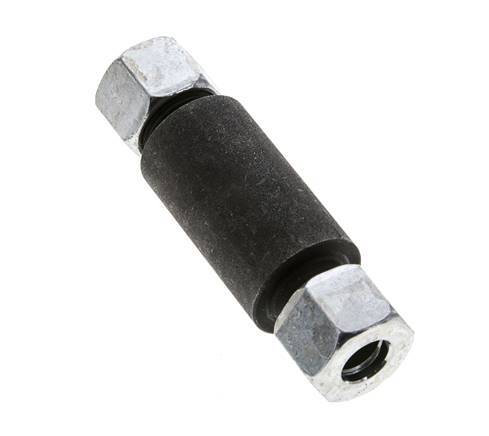 12S Phosphatised Steel Straight Welding Cutting Fitting Bulkhead 630 bar ISO 8434-1