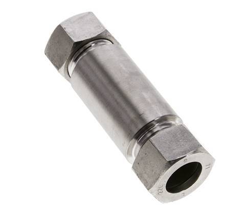 22L Stainless Steel Straight Welding Cutting Fitting Bulkhead 160 bar ISO 8434-1