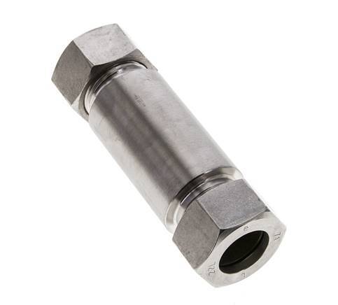 22L Stainless Steel Straight Welding Cutting Fitting Bulkhead 160 bar ISO 8434-1