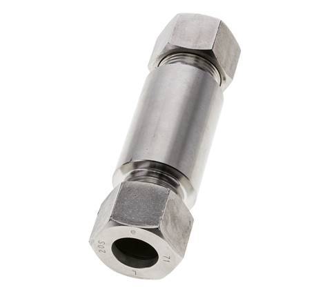 20S Stainless Steel Straight Welding Cutting Fitting Bulkhead 400 bar ISO 8434-1