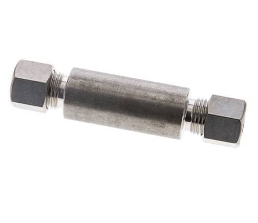 10L Stainless Steel Straight Welding Compression Fitting Bulkhead 315 bar ISO 8434-1