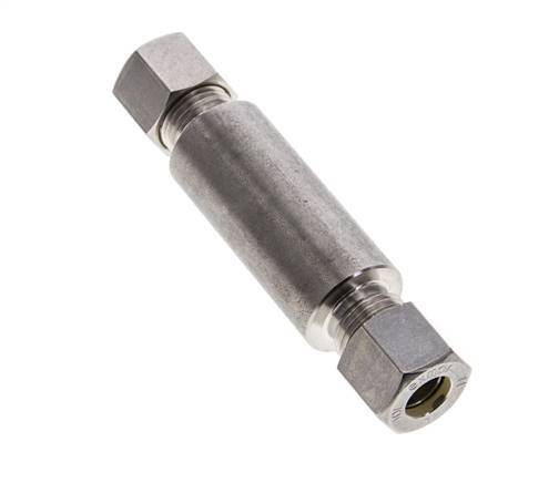 10L Stainless Steel Straight Welding Compression Fitting Bulkhead 315 bar ISO 8434-1