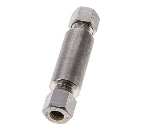 10L Stainless Steel Straight Welding Compression Fitting Bulkhead 315 bar ISO 8434-1