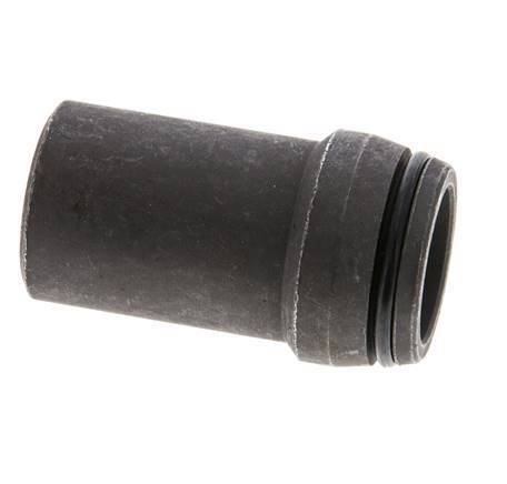 25x3mm Phosphatised Steel Straight with Welding End 400 barO-ring ISO 8434-1