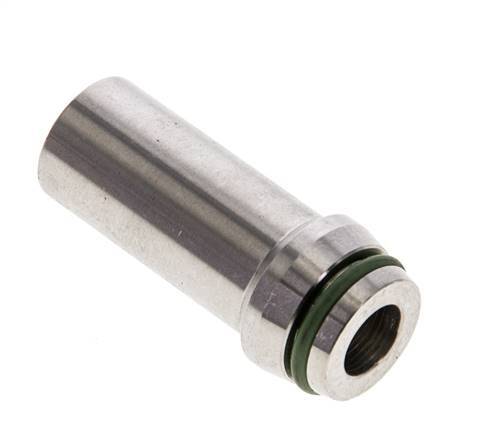 14x3mm Stainless Steel Straight with Welding End 630 bar FKMO-ring ISO 8434-1