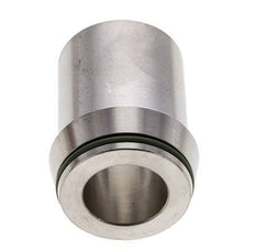 38x7mm Stainless Steel Straight with Welding End 315 bar FKMO-ring ISO 8434-1