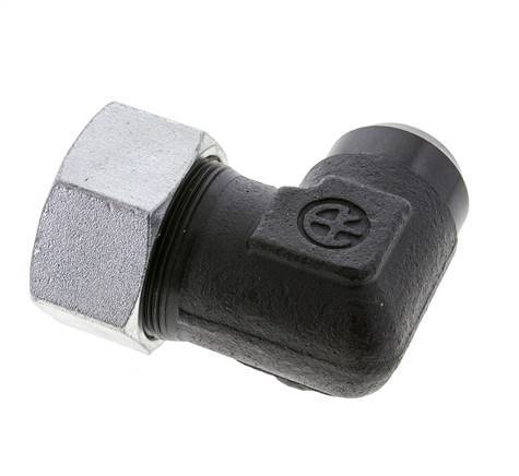 38S & 44mm Phosphatised Steel Elbow Cutting Fitting with Welding End 315 bar ISO 8434-1