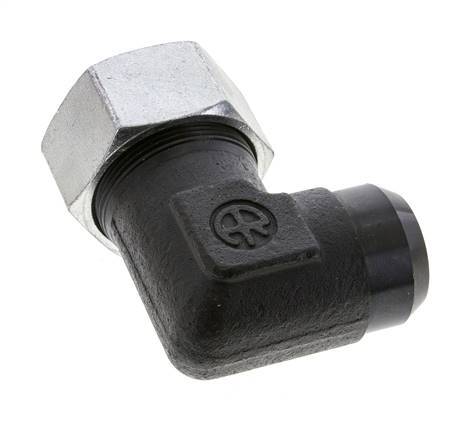 38S & 44mm Phosphatised Steel Elbow Cutting Fitting with Welding End 315 bar ISO 8434-1