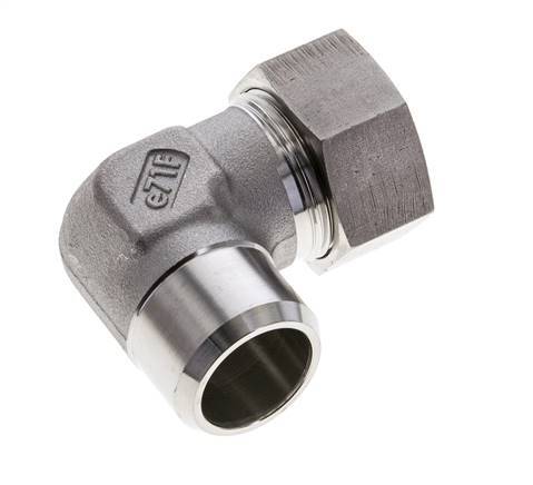 28L & 32mm Stainless Steel Elbow Cutting Fitting with Welding End 160 bar ISO 8434-1