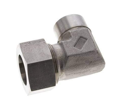 38S & 44mm Stainless Steel Elbow Cutting Fitting with Welding End 315 bar ISO 8434-1