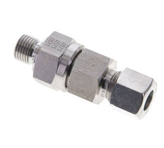 Hydraulic Check Valve Cutting Ring 10L (M16x1.5) & G1/4'' Male Stainless Steel 0.2-250bar (3-3625)psi Tube-Thread ISO 8434-1