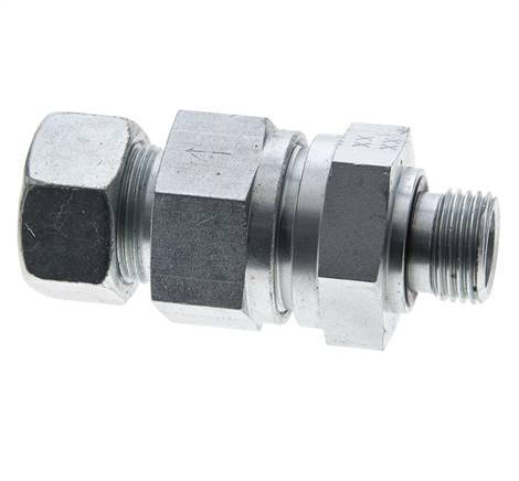 Hydraulic Check Valve Cutting Ring 18L (M26x1.5) & G1/2'' Male Steel 1-160bar (15-2320)psi Thread-Tube ISO 8434-1