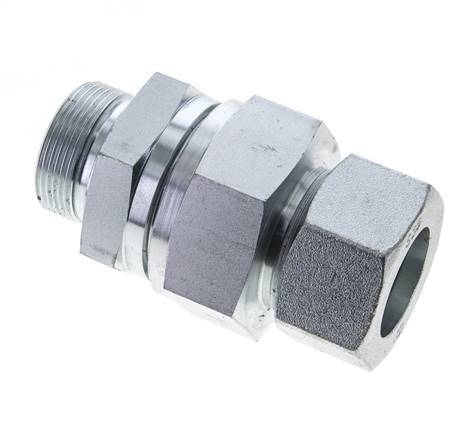 Hydraulic Check Valve Cutting Ring 38S (M52x2) & G1-1/2'' Male Steel 1-250bar (15-3625)psi Thread-Tube ISO 8434-1
