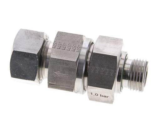 Hydraulic Check Valve Cutting Ring 18L (M26x1.5) & G1/2'' Male Stainless Steel 1-160bar (15-2320)psi Thread-Tube ISO 8434-1