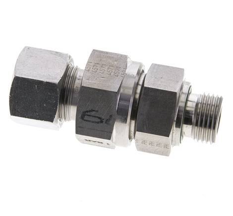 Hydraulic Check Valve Cutting Ring 16S (M24x1.5) & G1/2'' Male Stainless Steel 1-400bar (15-5800)psi Thread-Tube ISO 8434-1