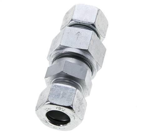 Hydraulic Check Valve Cutting Ring 15L (M22x1.5) Steel 1-250bar (15-3625)psi ISO 8434-1
