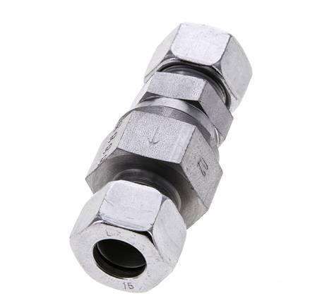 Hydraulic Check Valve Cutting Ring 15L (M22x1.5) Steel 0.2-250bar (3-3625)psi ISO 8434-1