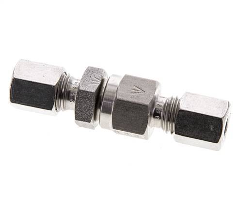 Hydraulic Check Valve Cutting Ring 6L (M12x1.5) Stainless Steel 1-250bar (15-3625)psi ISO 8434-1