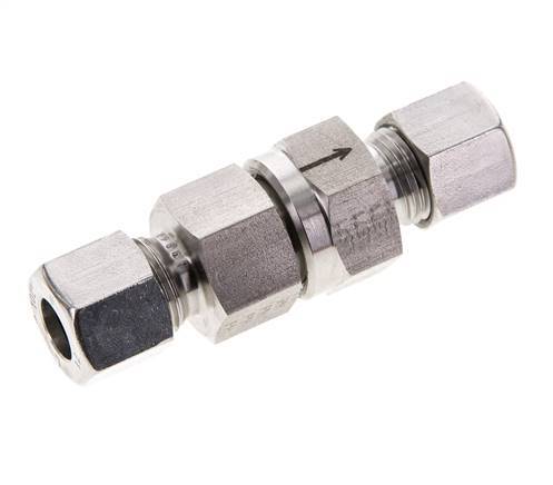Hydraulic Check Valve Cutting Ring 10L (M16x1.5) Stainless Steel 1-250bar (15-3625)psi ISO 8434-1
