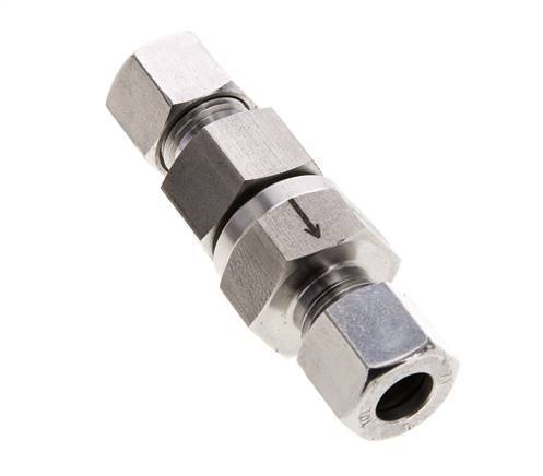 Hydraulic Check Valve Cutting Ring 10L (M16x1.5) Stainless Steel 1-250bar (15-3625)psi ISO 8434-1