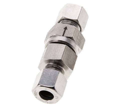 Hydraulic Check Valve Cutting Ring 10L (M16x1.5) Stainless Steel 1-250bar (15-3625)psi ISO 8434-1