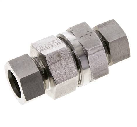 Hydraulic Check Valve Cutting Ring 28L (M36x2) Stainless Steel 1-100bar (15-1450)psi ISO 8434-1