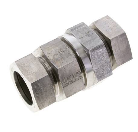 Hydraulic Check Valve Cutting Ring 42L (M52x2) Stainless Steel 1-100bar (15-1450)psi ISO 8434-1