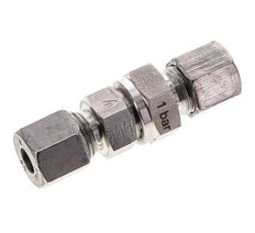 Hydraulic Check Valve Cutting Ring 8S (M16x1.5) Stainless Steel 1-400bar (15-5800)psi ISO 8434-1