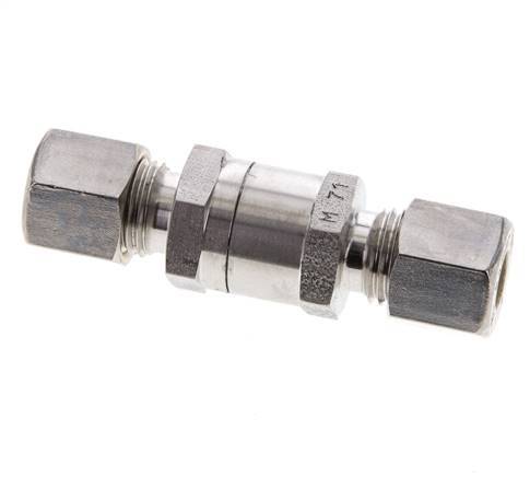 Hydraulic Check Valve Compression Ring 8L (M14x1.5) Stainless Steel 1-250bar (15-3625)psi ISO 8434-1