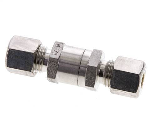 Hydraulic Check Valve Compression Ring 8L (M14x1.5) Stainless Steel 1-250bar (15-3625)psi ISO 8434-1