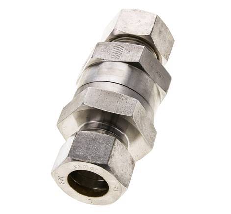 Hydraulic Check Valve Compression Ring 22L (M30x2) Stainless Steel 1-160bar (15-2320)psi ISO 8434-1