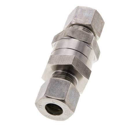 Hydraulic Check Valve Compression Ring 12S (M20x1.5) Stainless Steel 1-400bar (15-5800)psi ISO 8434-1