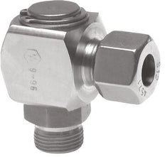 30S & M42x2 Stainless Steel Swivel Joint Cutting Fitting with Male Threads DN 25250 bar FKM Rotatable ISO 8434-1