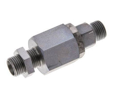 10L Zink plated Steel Ball-Guided Swivel Joint Cutting Fitting Bulkhead 315 bar NBR ISO 8434-1
