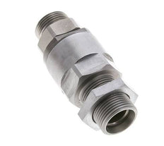 22L Zink plated Steel Ball-Guided Swivel Joint Cutting Fitting Bulkhead 160 bar NBR ISO 8434-1