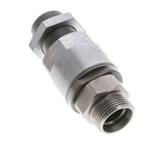 22L Zink plated Steel Ball-Guided Swivel Joint Cutting Fitting Bulkhead 160 bar NBR ISO 8434-1