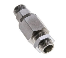 12S Zink plated Steel Ball-Guided Swivel Joint Cutting Fitting Bulkhead 350 bar NBR ISO 8434-1