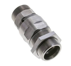 38S Zink plated Steel Ball-Guided Swivel Joint Cutting Fitting Bulkhead 250 bar NBR ISO 8434-1