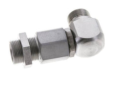16S Zink plated Steel Elbow Ball-Guided Swivel Joint Cutting Fitting Bulkhead DN 12350 bar NBR ISO 8434-1