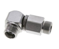 16S Zink plated Steel Elbow Ball-Guided Swivel Joint Cutting Fitting DN 12350 bar NBR ISO 8434-1