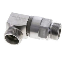 25S Zink plated Steel Elbow Ball-Guided Swivel Joint Cutting Fitting DN 20350 bar NBR ISO 8434-1