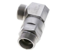 25S Zink plated Steel Elbow Ball-Guided Swivel Joint Cutting Fitting DN 20350 bar NBR ISO 8434-1
