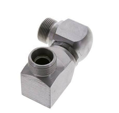 16S Zink plated Steel Ball-Guided Double Swivel Joint Cutting Fitting DN 12350 bar NBR ISO 8434-1
