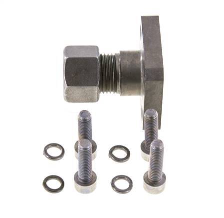 LK 35 Pump Flange Steel with 12L (M18x1.5)